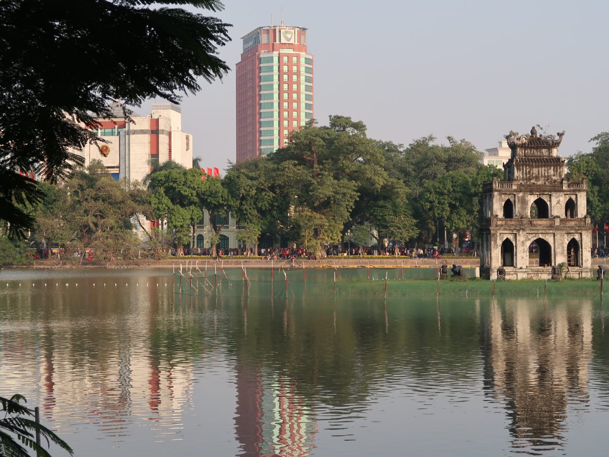 Hoan Kiem Lake in Hanoi