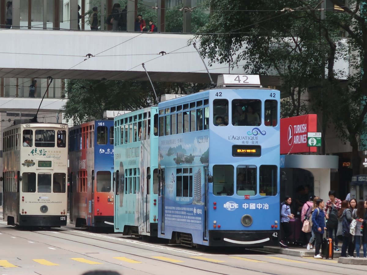 Double-decker tram Hong Kong