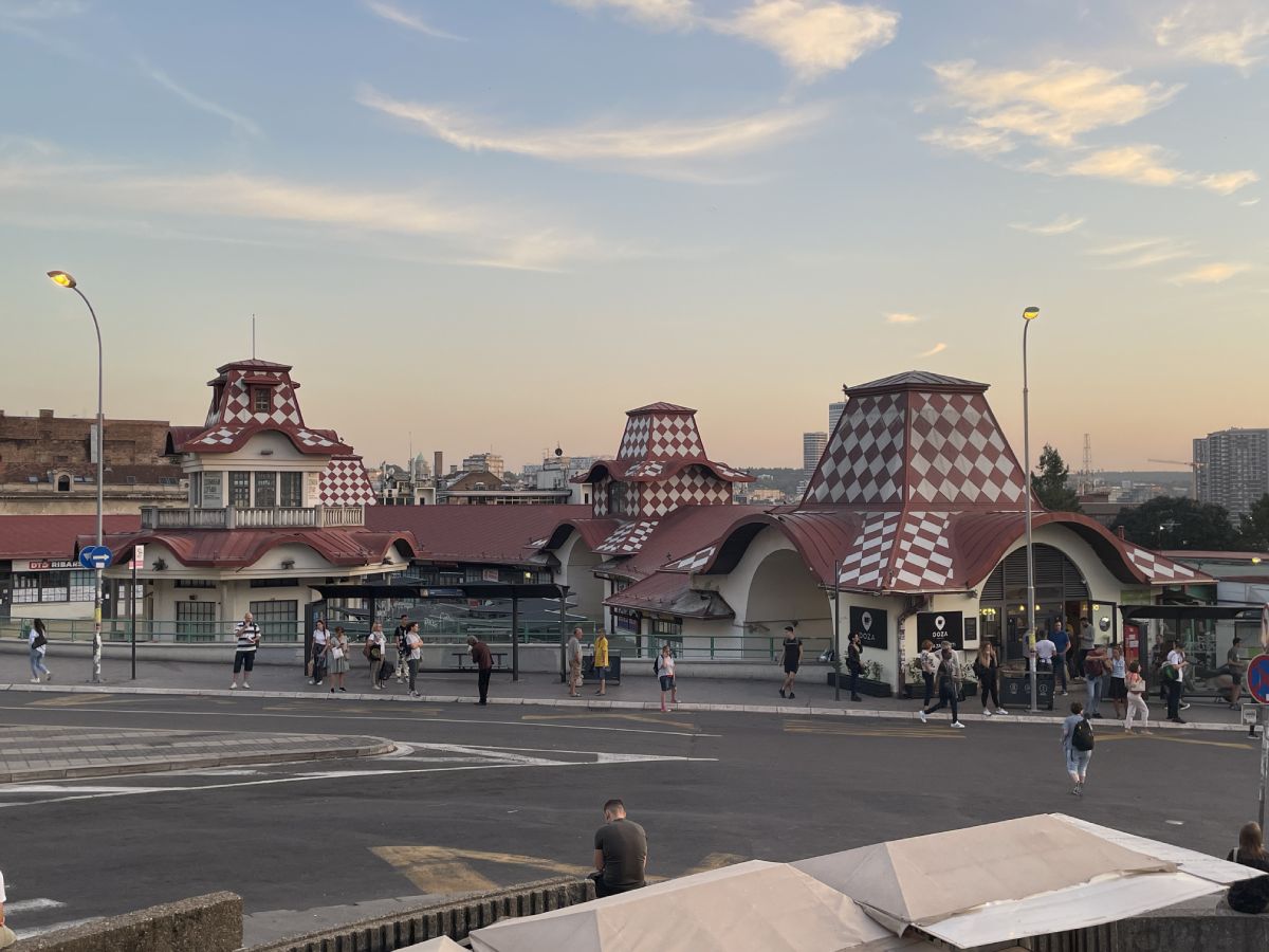 Zeleni Venac market in Belgrade