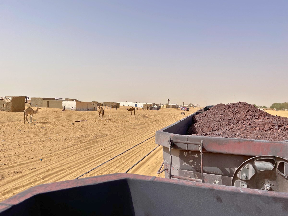 Iron Ore Train with camels