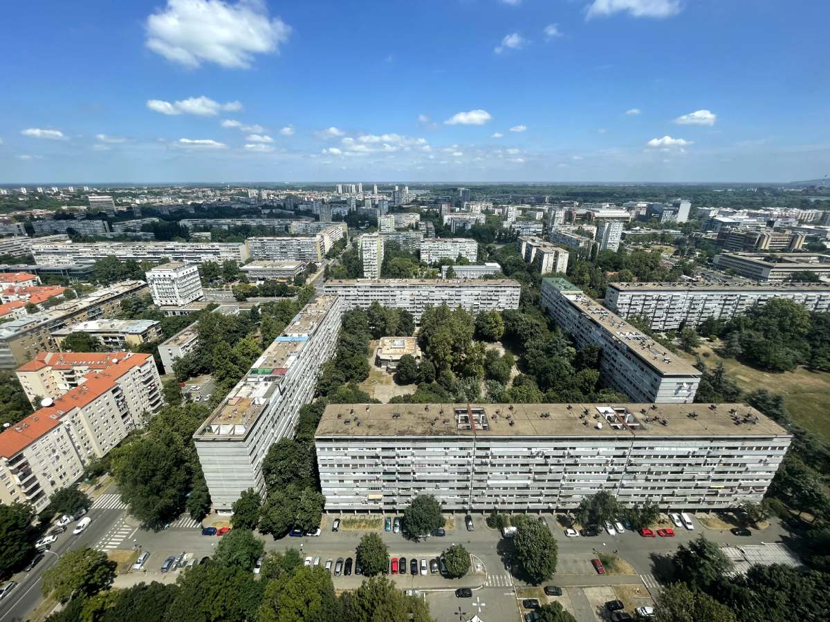 view from the 30th floor of Genex Tower