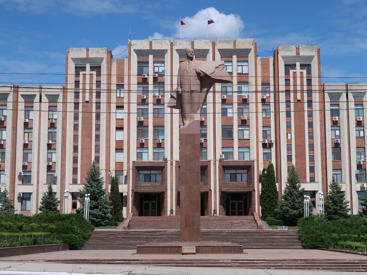 Transnistrian Government and Lenin Monument