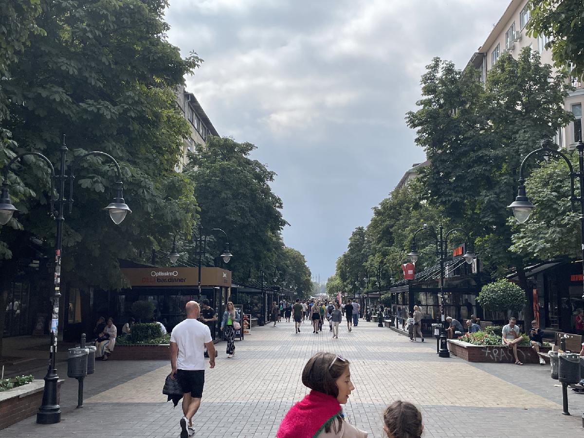 Vitosha Boulevard in Sofia