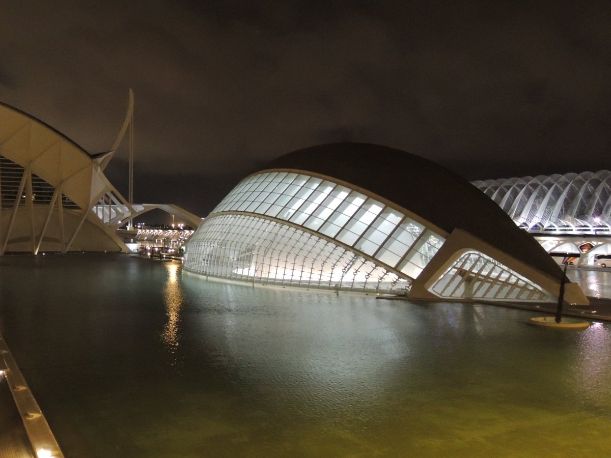 City of Arts and Sciences at night