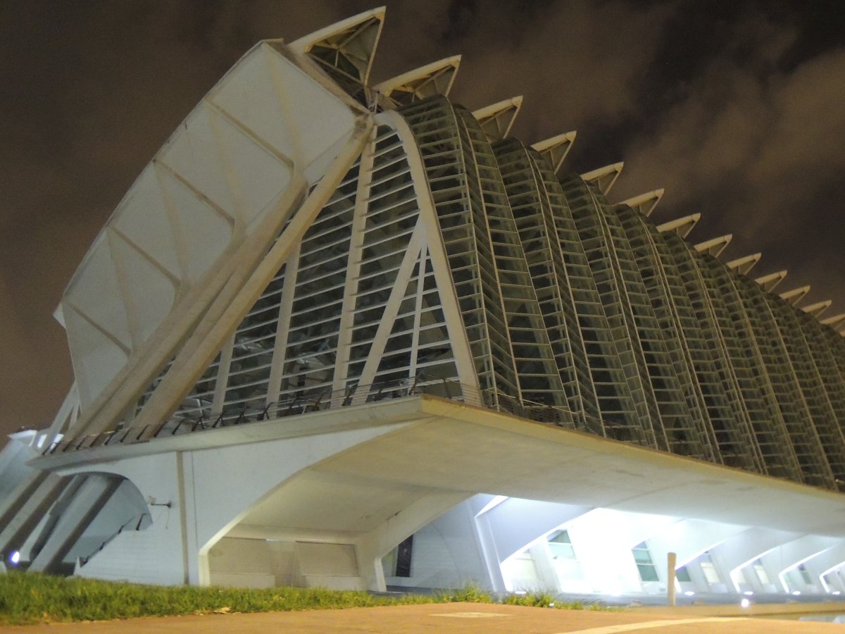 City of Arts and Sciences at night