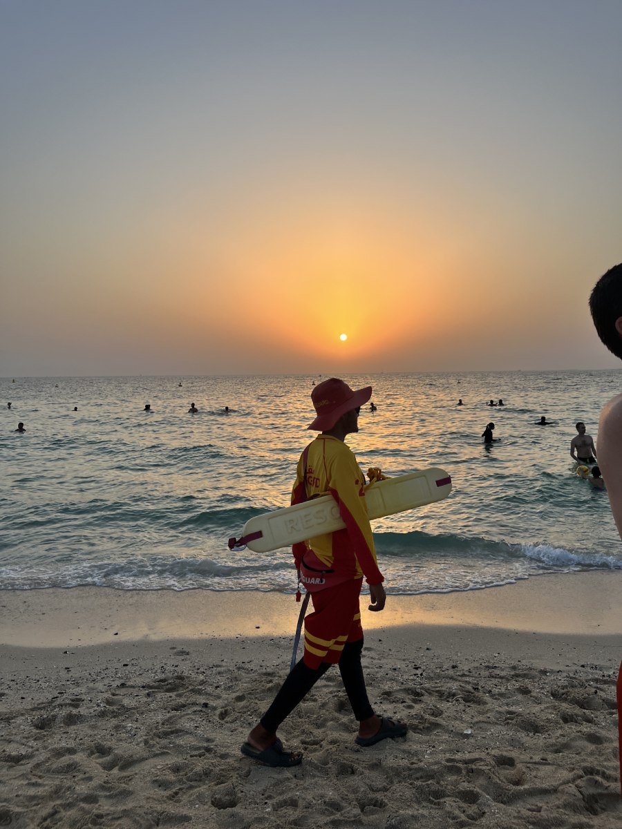 lifeguard Dubai beach