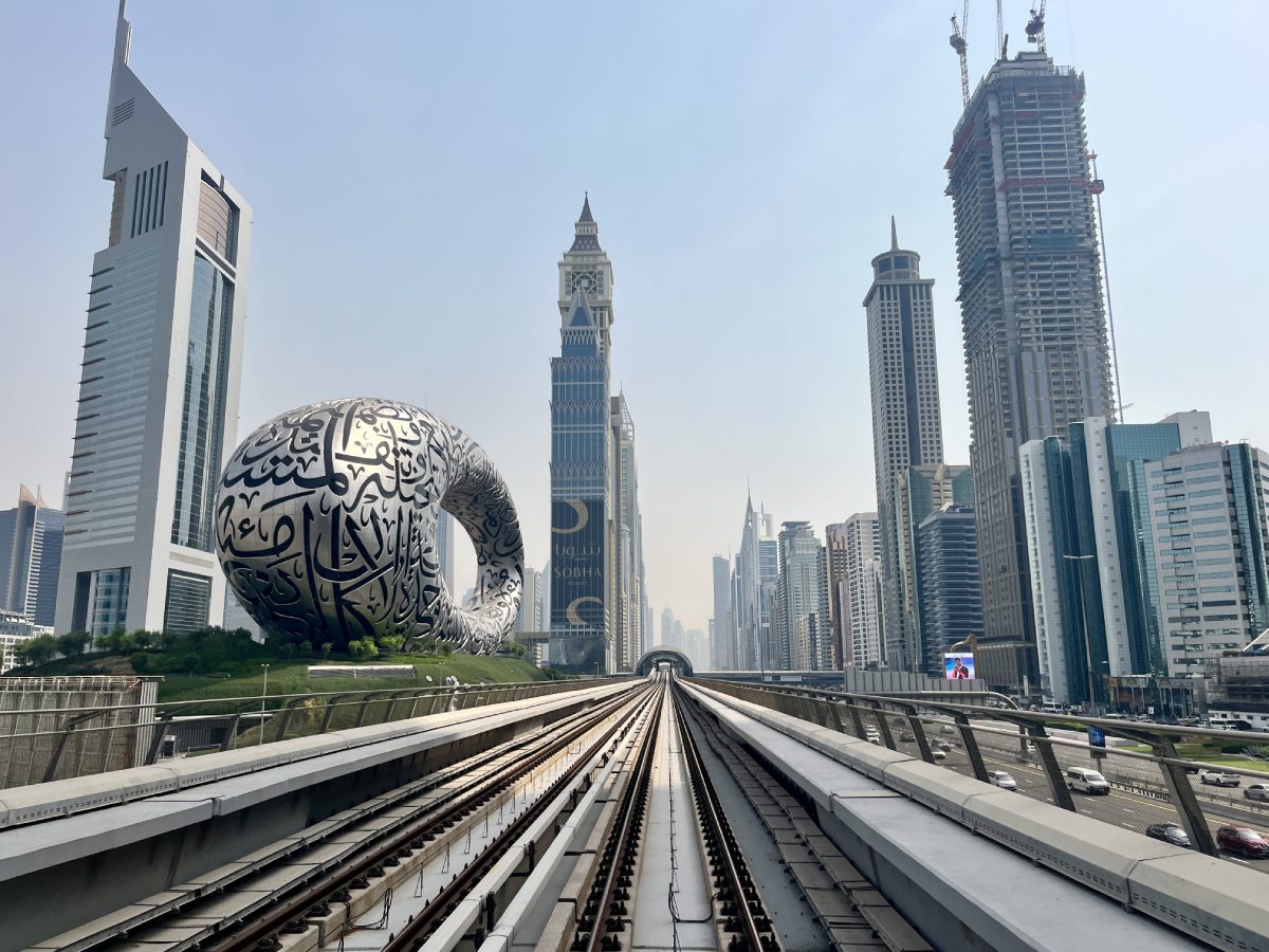 Dubai metro ride