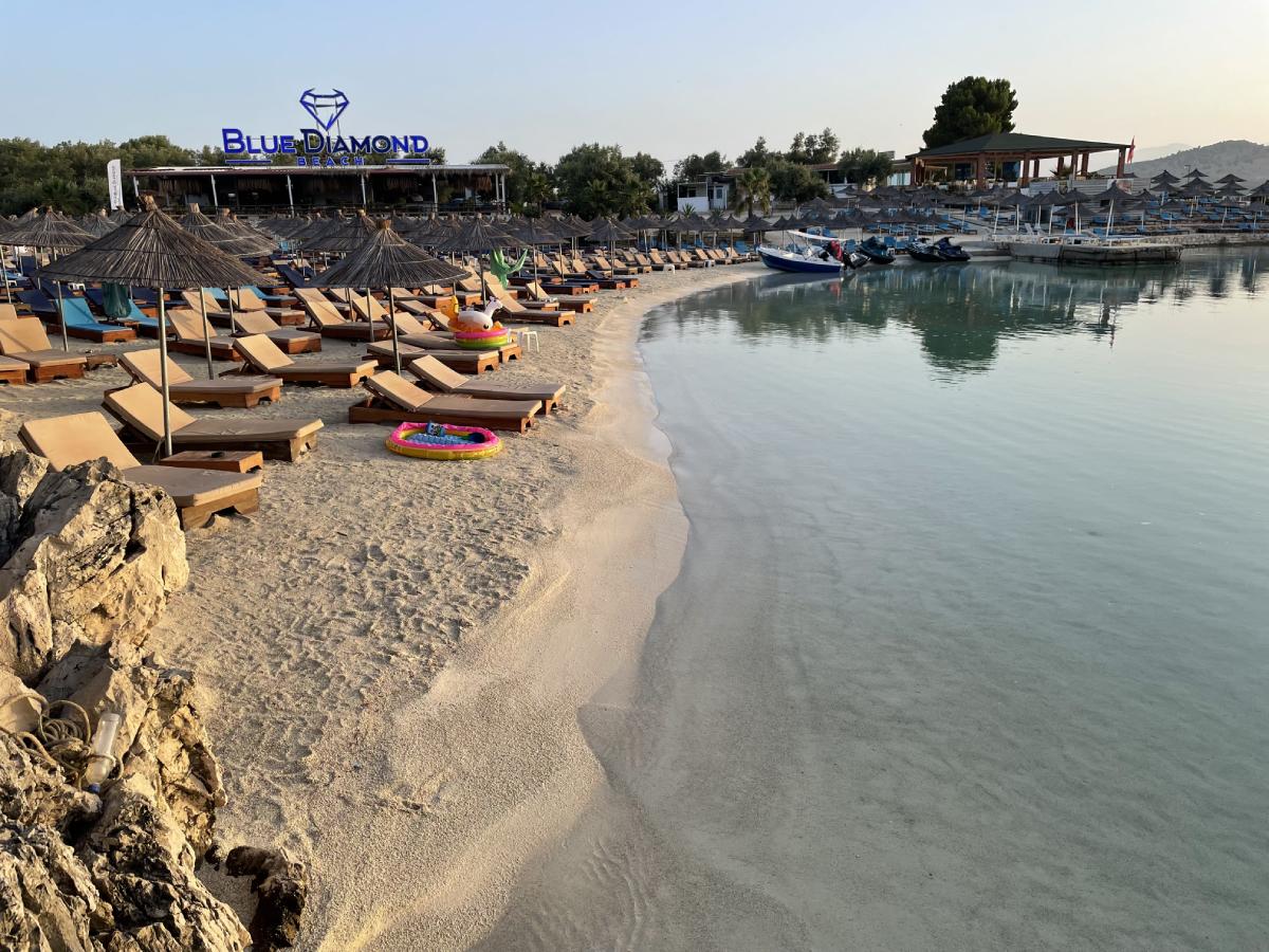 Blue Diamond Beach in Ksamil