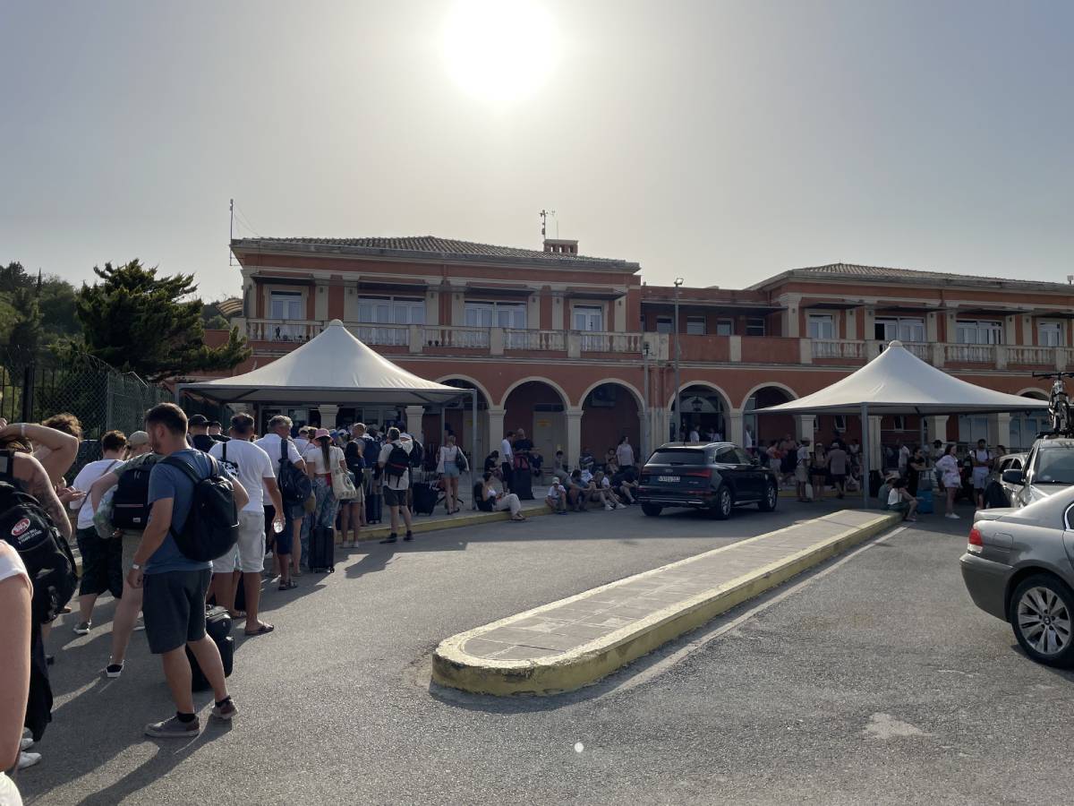 Border control in corfu