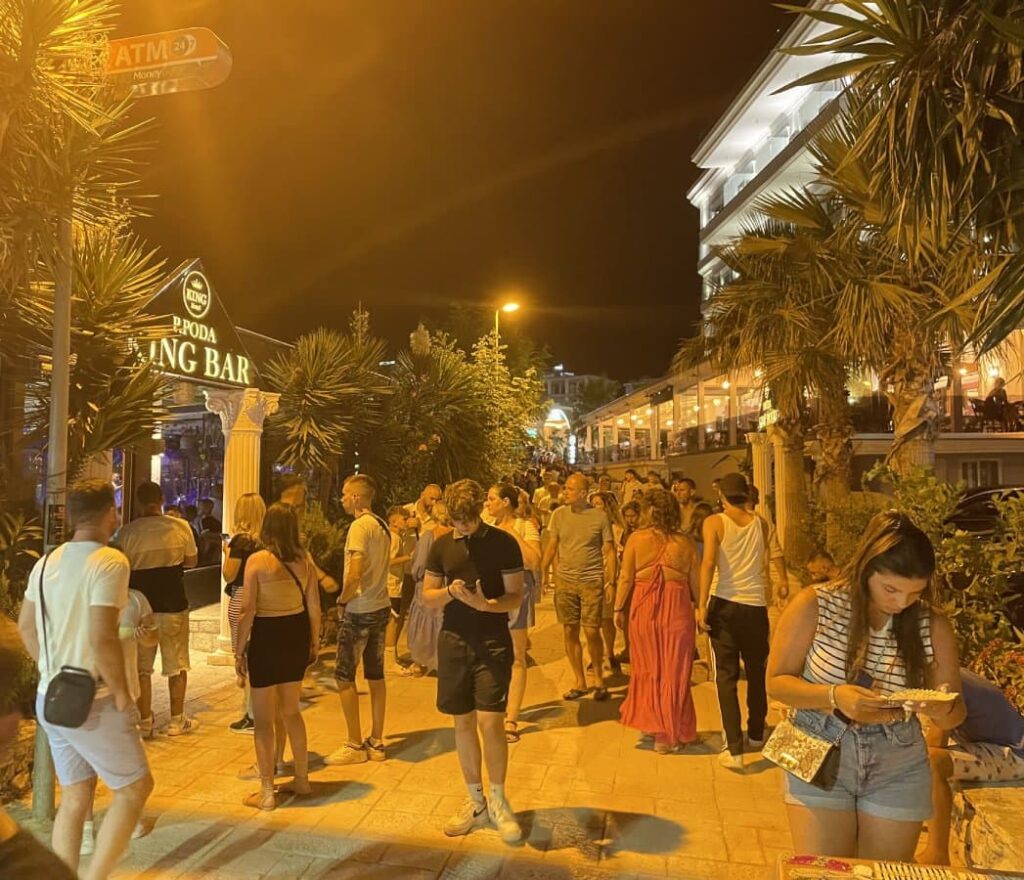 best travel guide ksamil albania night life