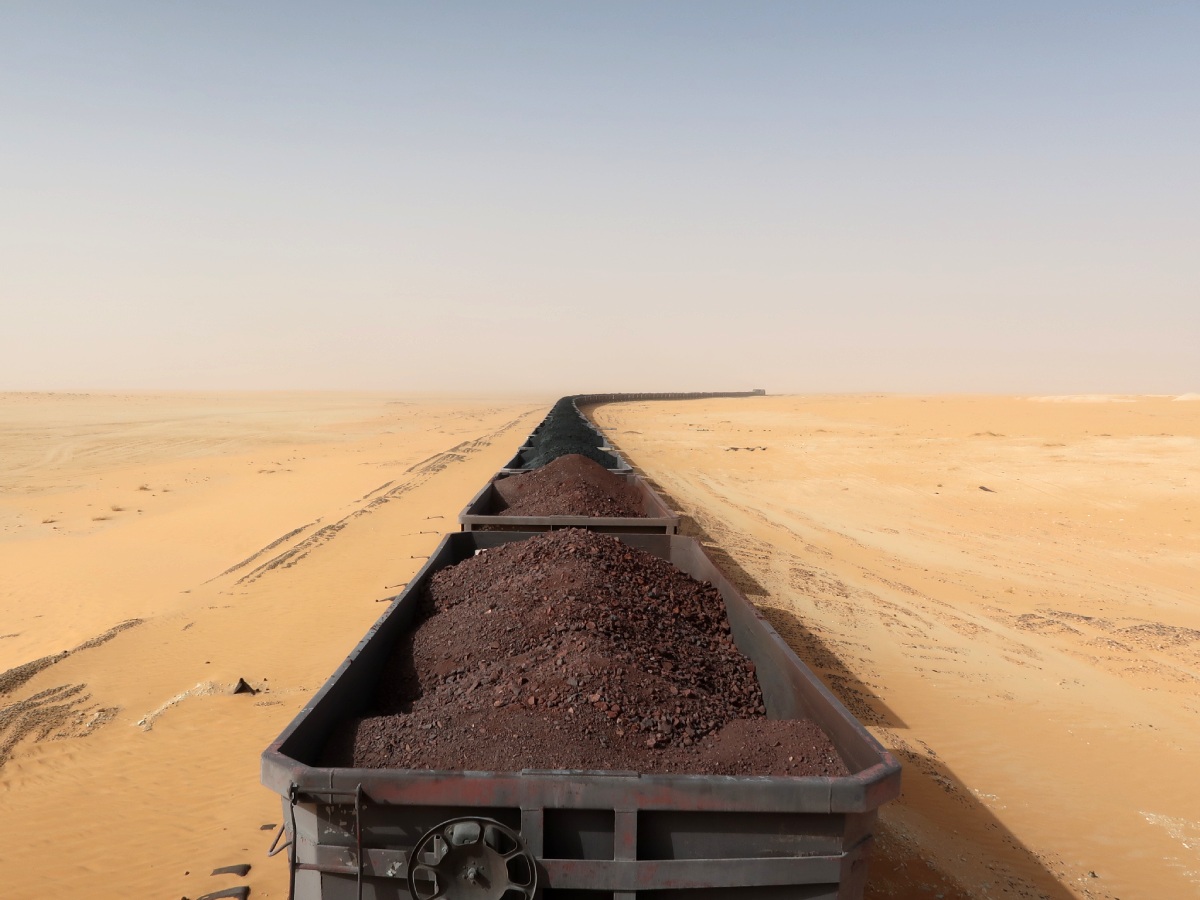 The longest train in the world Iron Ore Train in Mauritania