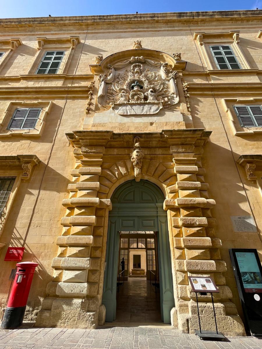 main entrance to the National Museum of Archeology