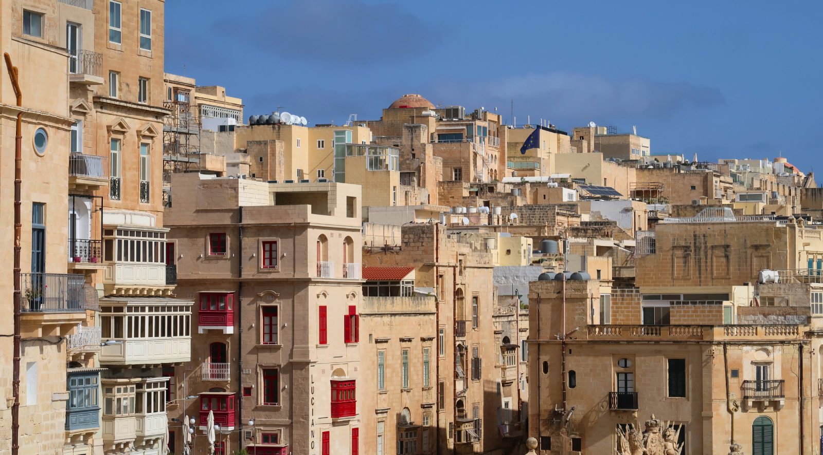 Valletta city view for Malta itinerary