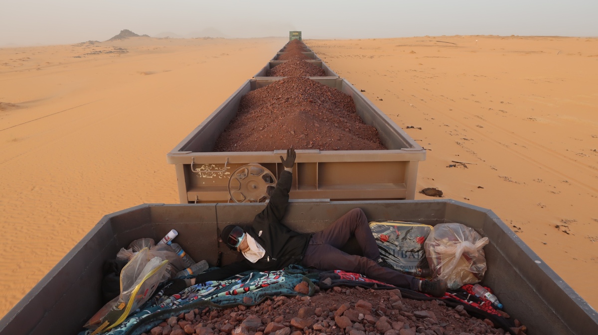 how to ride Iron Ore Train Mauritania