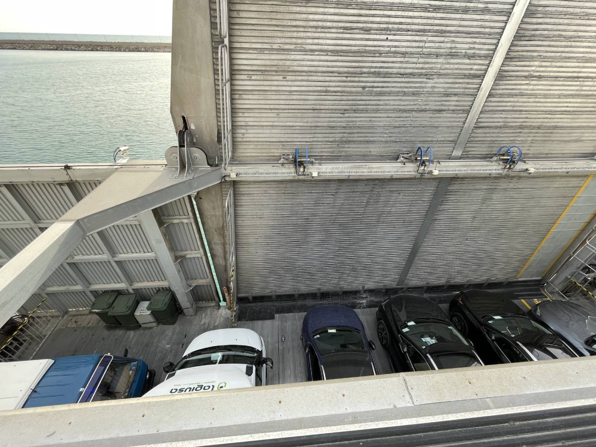 Cars in Virtu Ferries ferry