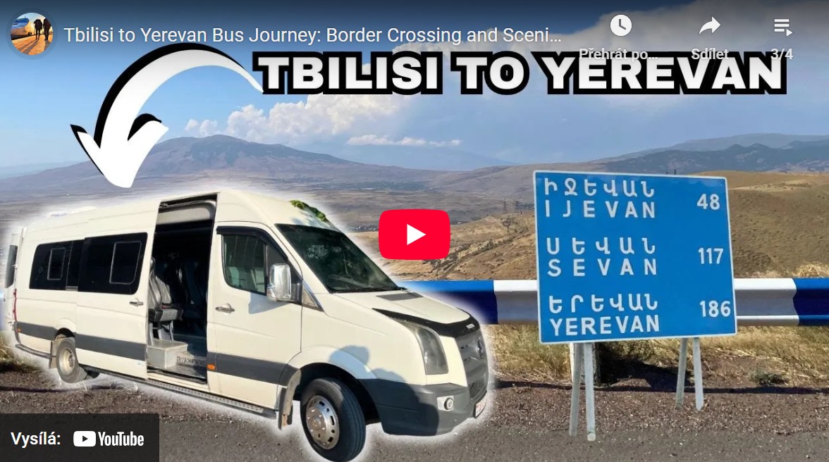 Bus journey from Tbilisi, Georgia to Yerevan, Armenia