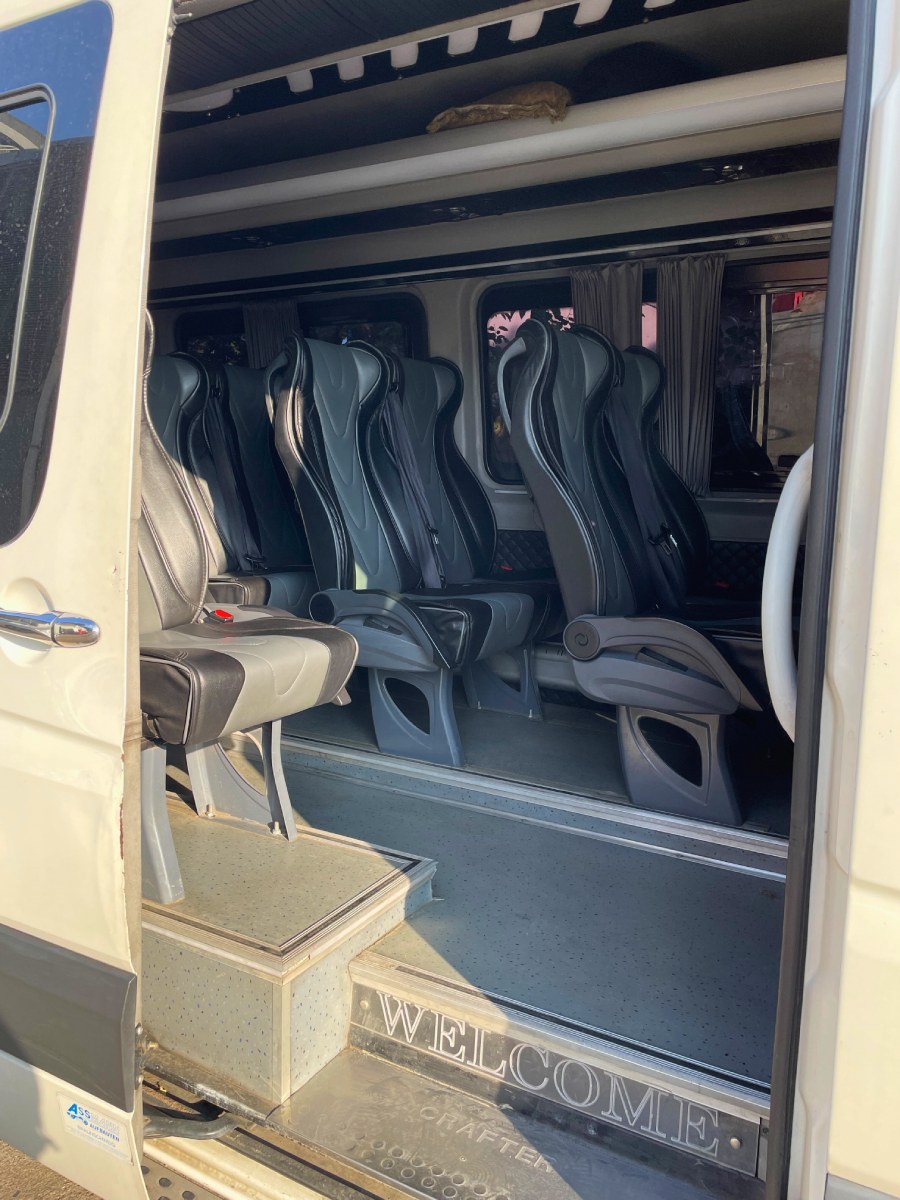 tbilisi yerevan minivan from inside