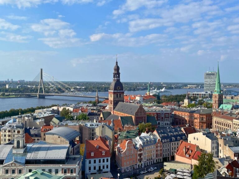 Views in Riga from St.Peter Church Tower