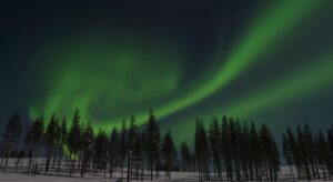 aurora borealis rovaniemmi finland