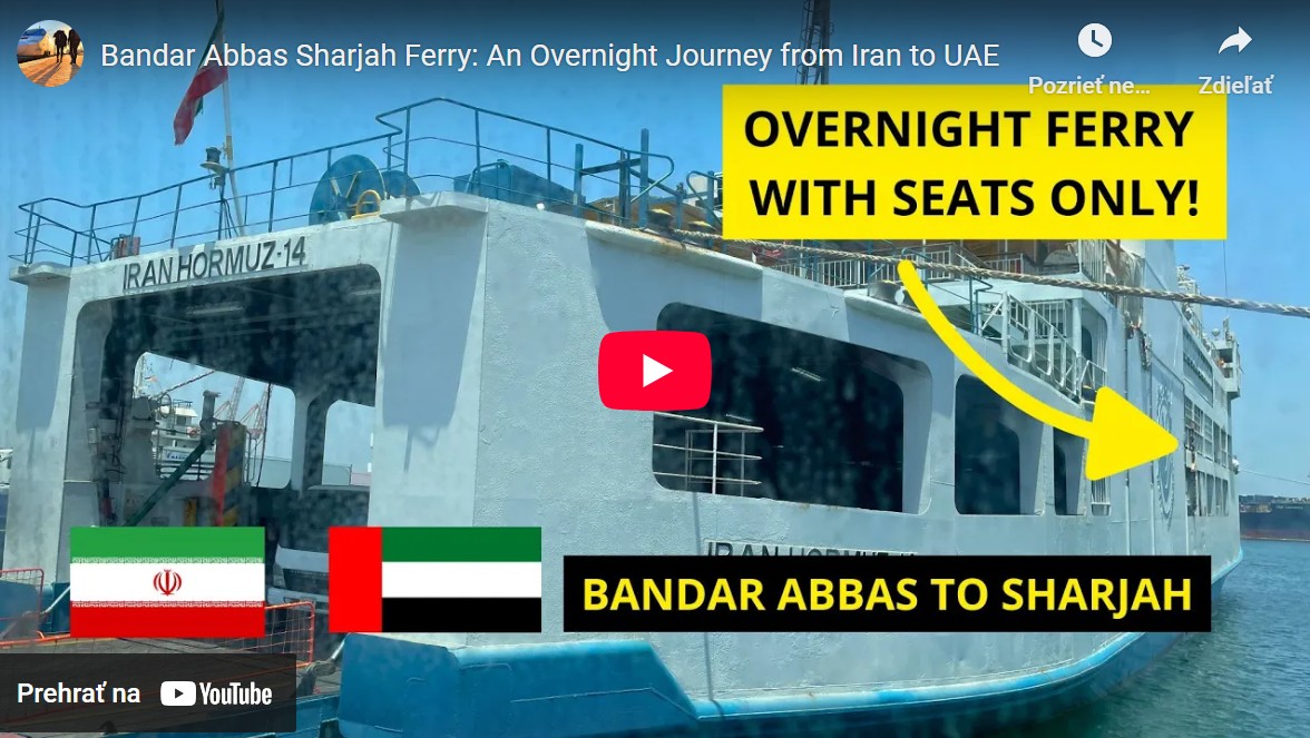 ferry from Bandar Abbas (iran) to Sharjah (UAE)